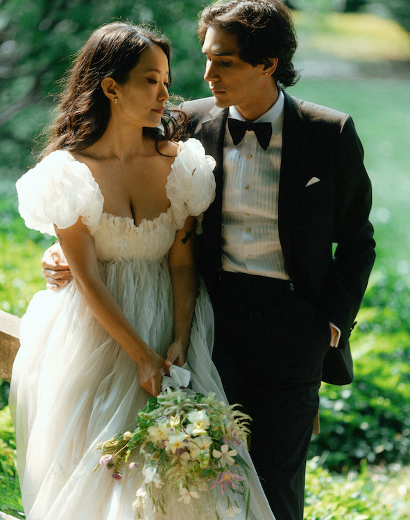 An Enchanting Wedding Amongst a Classic Manor Garden