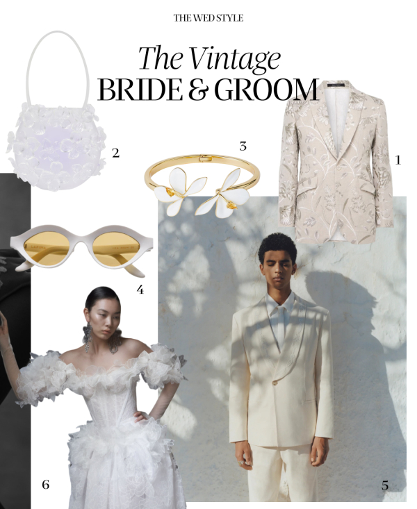 THE WED Style: Vintage Bride & Groom Looks