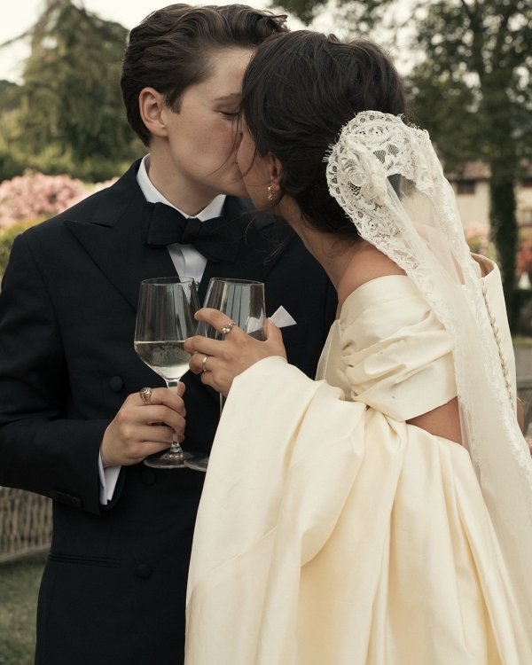 A Heartfelt Italian Villa Wedding Full of Summer Florals & Vintage Charm