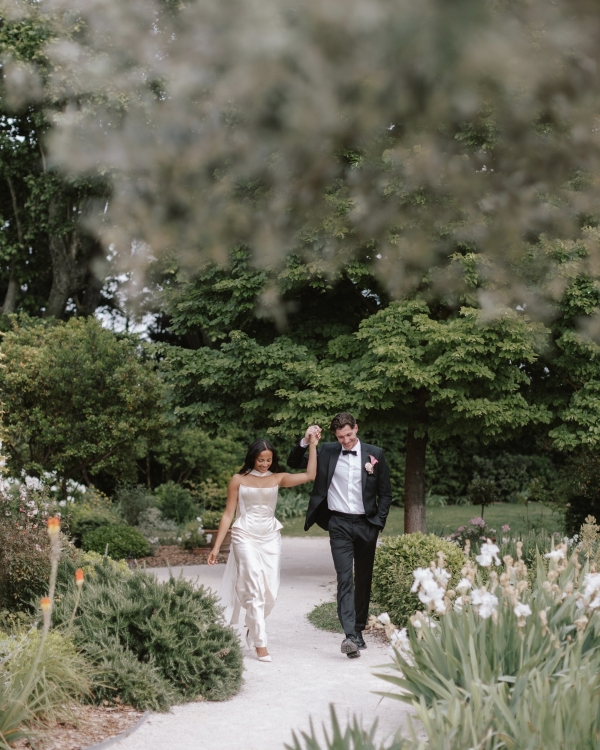 A Romantic Provençal Garden Wedding in France with Pastel Blooms & Antique Details