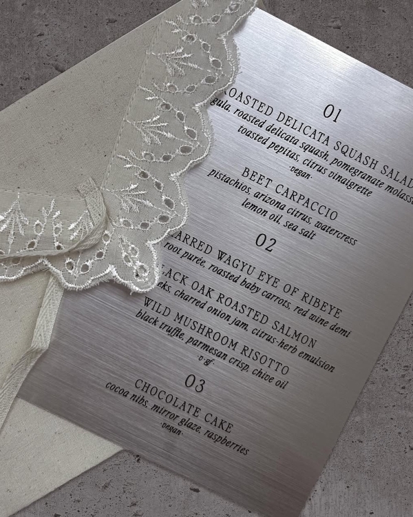 Trend: Mixed Metal Stationery & Signage