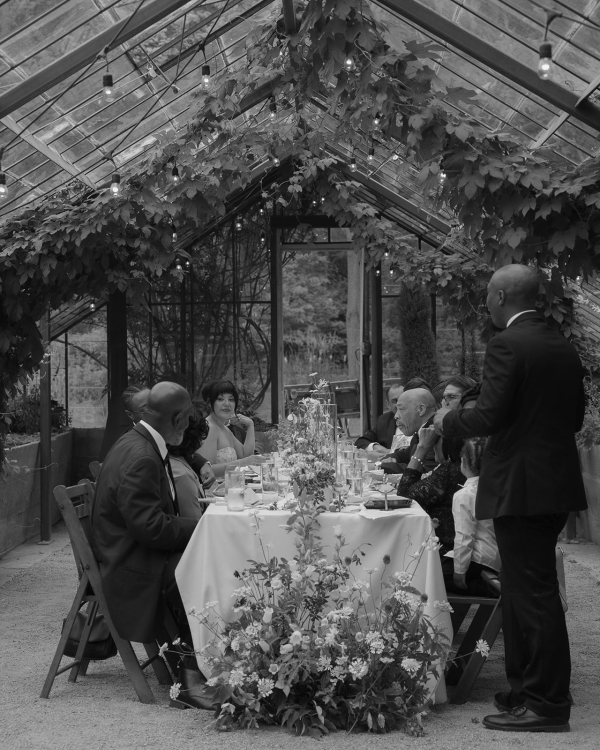 A Romantic Garden Wedding with Whimsical Foraged Blooms & Berries