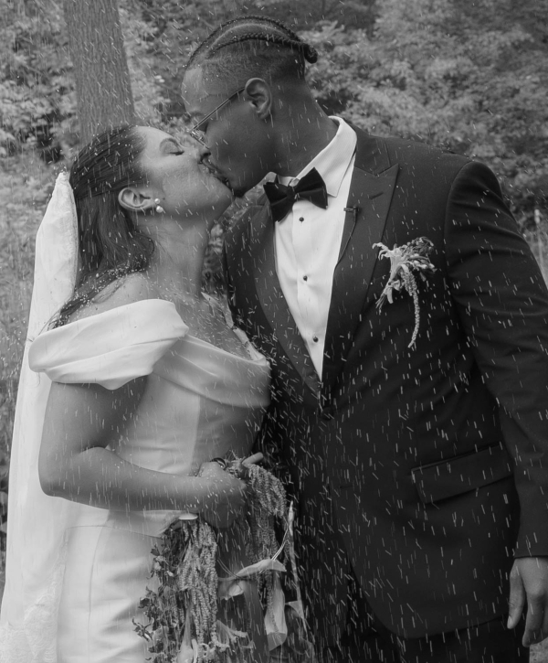 A Romantic Garden Wedding with Whimsical Foraged Blooms & Berries