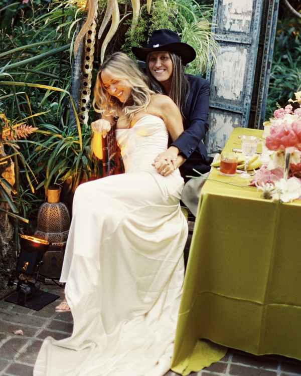Maximalism Meets Art Deco Glamor in a Secret Garden Wedding in Hollywood