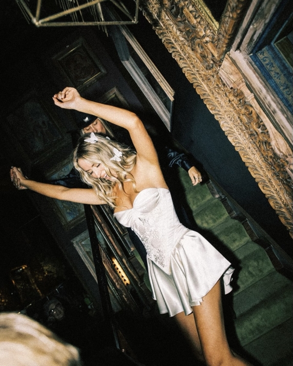 Maximalism Meets Art Deco Glamor in a Secret Garden Wedding in Hollywood