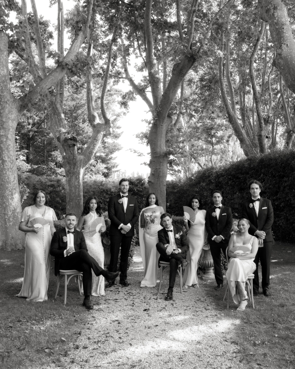 A Romantic Provençal Garden Wedding in France with Pastel Blooms & Antique Details