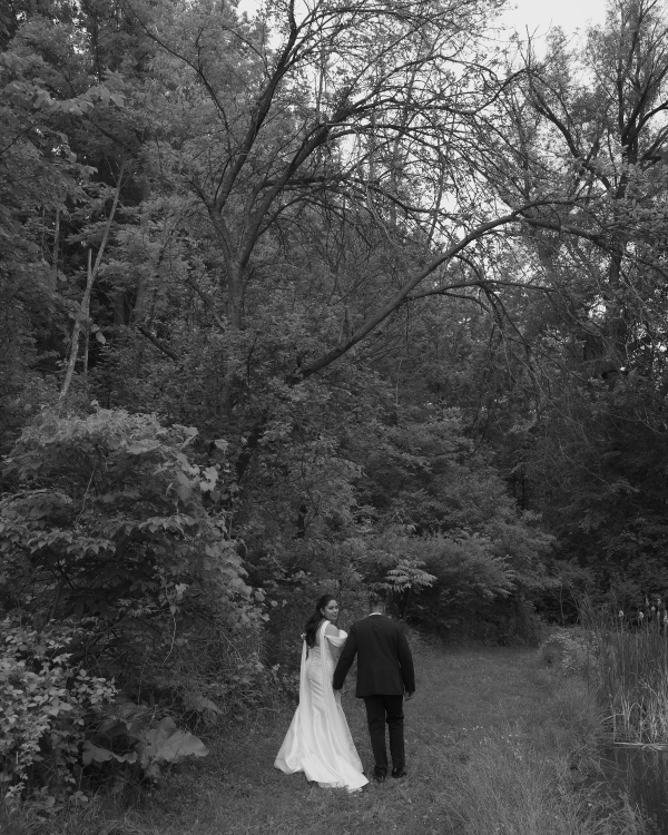 A Romantic Garden Wedding with Whimsical Foraged Blooms & Berries