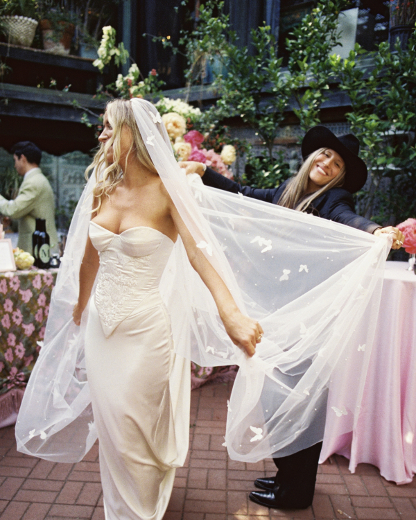 Maximalism Meets Art Deco Glamor in a Secret Garden Wedding in Hollywood