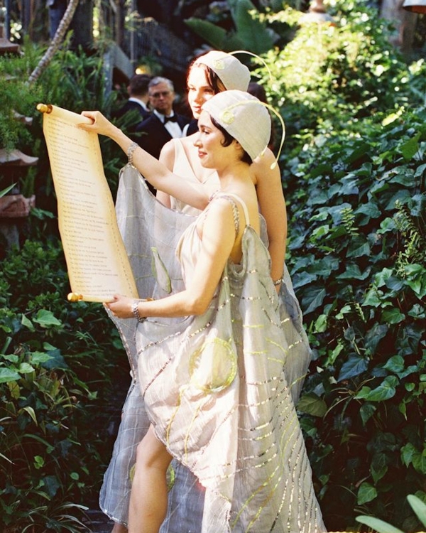 Maximalism Meets Art Deco Glamor in a Secret Garden Wedding in Hollywood