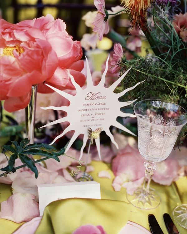 Maximalism Meets Art Deco Glamor in a Secret Garden Wedding in Hollywood