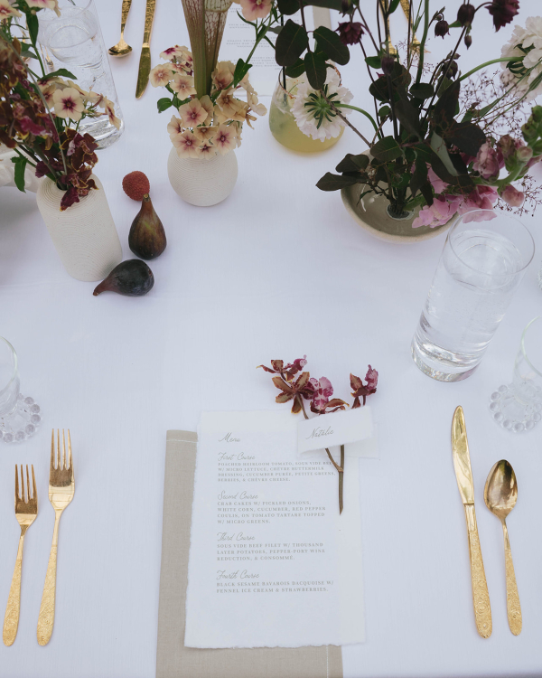 A Romantic Garden Wedding with Whimsical Foraged Blooms & Berries