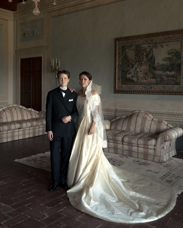 A Heartfelt Italian Villa Wedding Full of Summer Florals & Vintage Charm