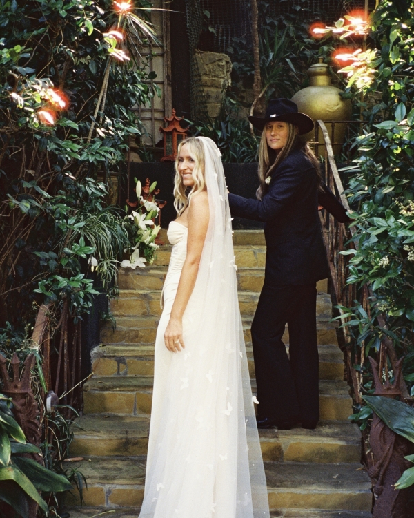 Maximalism Meets Art Deco Glamor in a Secret Garden Wedding in Hollywood