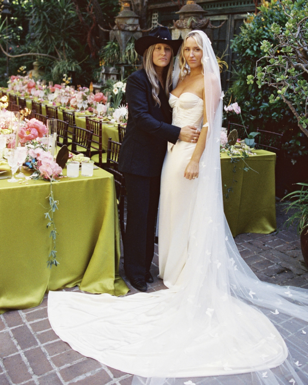 Maximalism Meets Art Deco Glamor in a Secret Garden Wedding in Hollywood