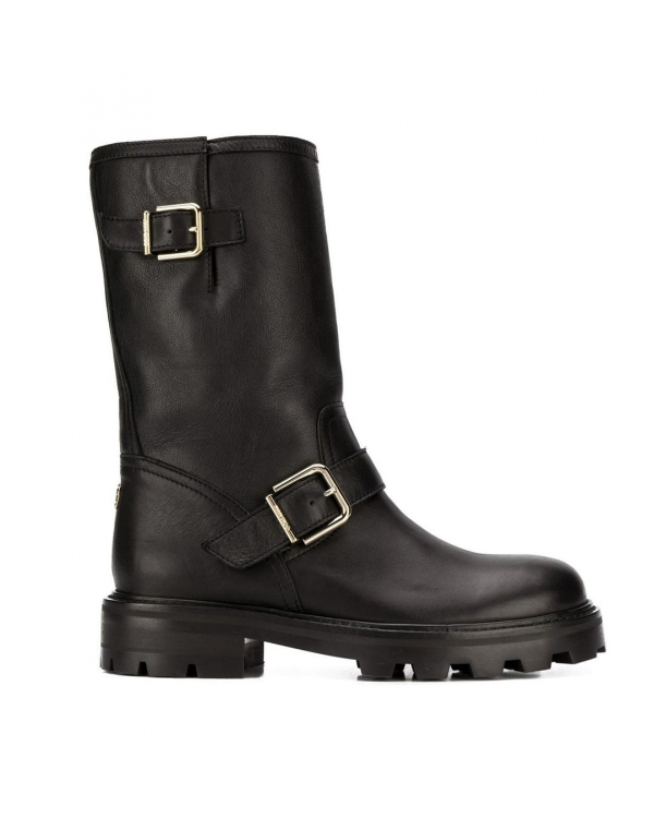 Trendy Women Black Motorcycle Boots for Fall | Biker Boots Style Guide