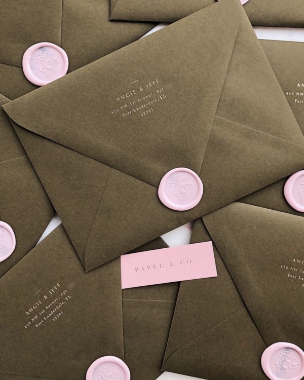 40 Wedding Invitation Ideas with Wax Seals