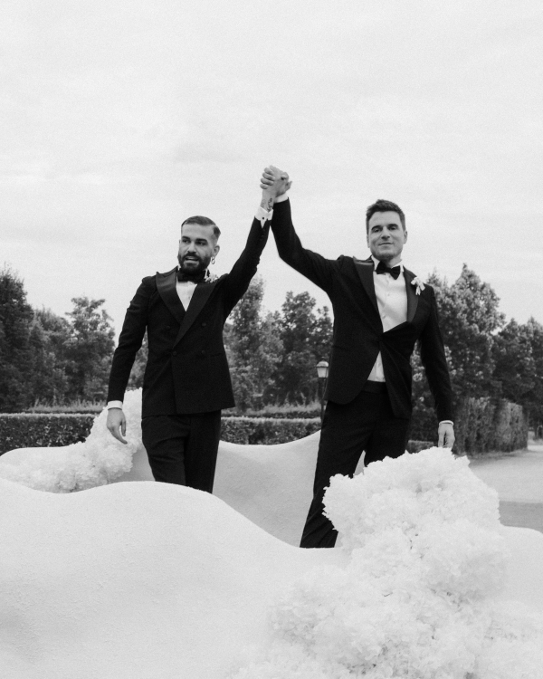 An Elegant Art-Inspired Garden Celebration in Madrid