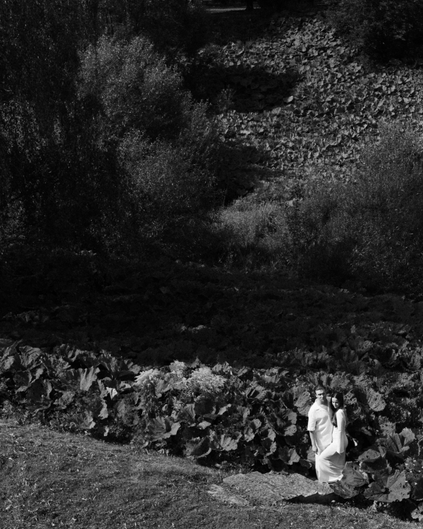 A Whimsical Wedding with a Giant Bow and Curved Tablescape