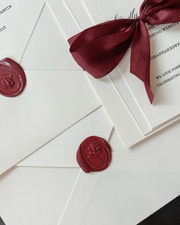 40 Wedding Invitation Ideas with Wax Seals