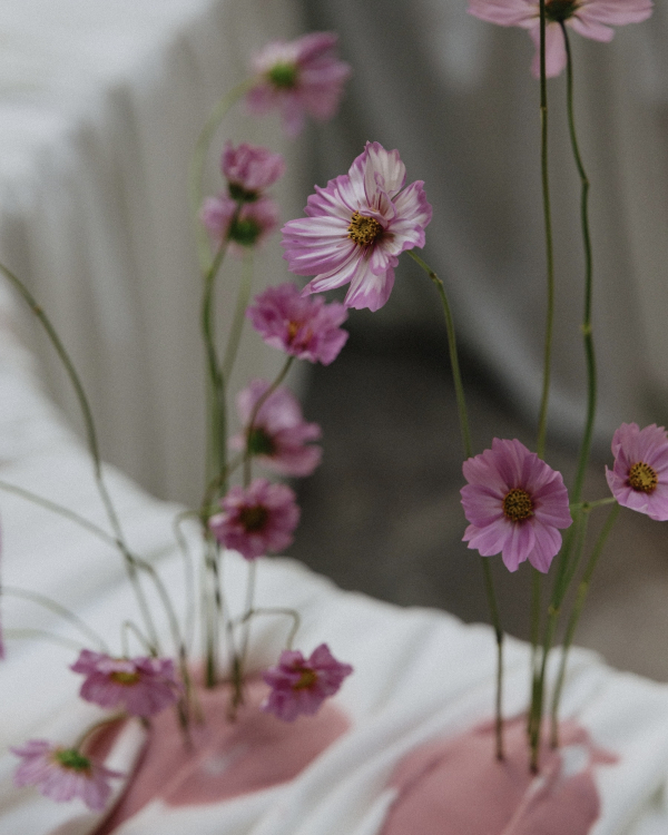 A Whimsical Wedding with a Giant Bow and Curved Tablescape