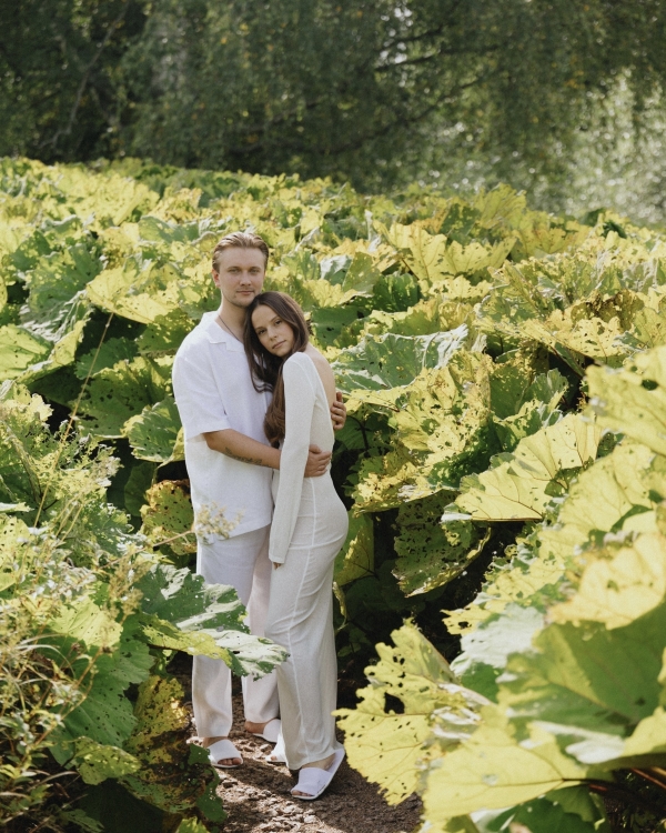 A Whimsical Wedding with a Giant Bow and Curved Tablescape