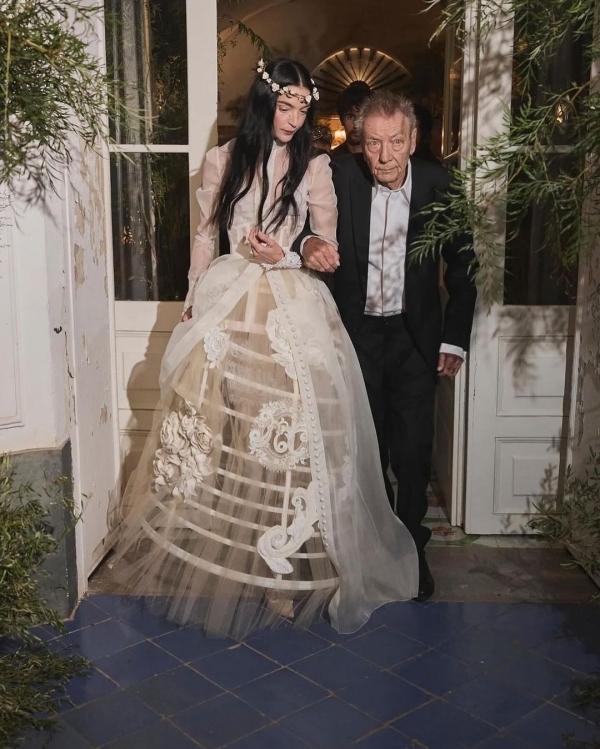 Supermodel Mariacarla Boscono Marries Olympic Athlete Claudio Stecchi