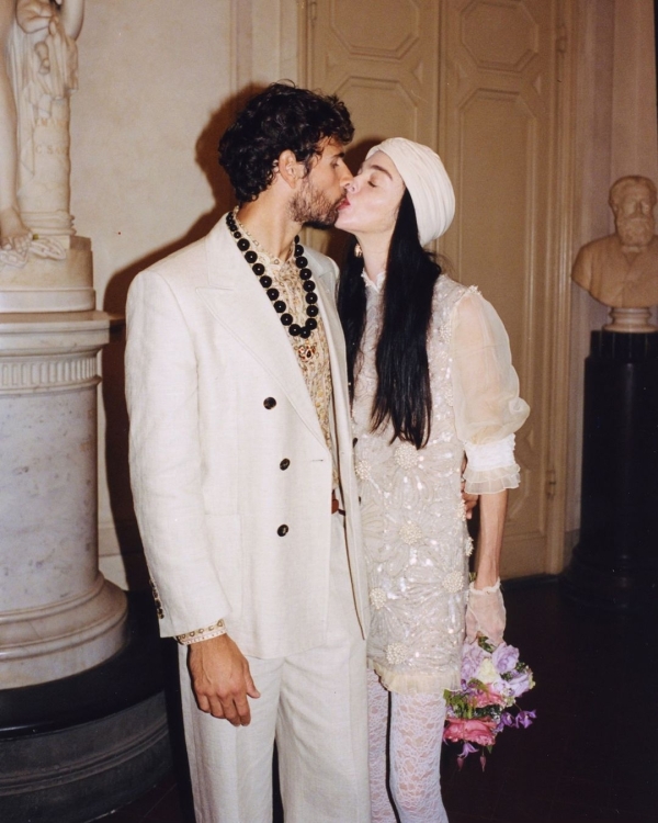 Supermodel Mariacarla Boscono & Olympic Athlete Claudio Stecchi Marry (Again!) in Intimate Florence Ceremony