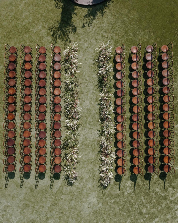 30 Fresh Ideas for Unique Aisle and Ceremony Seating