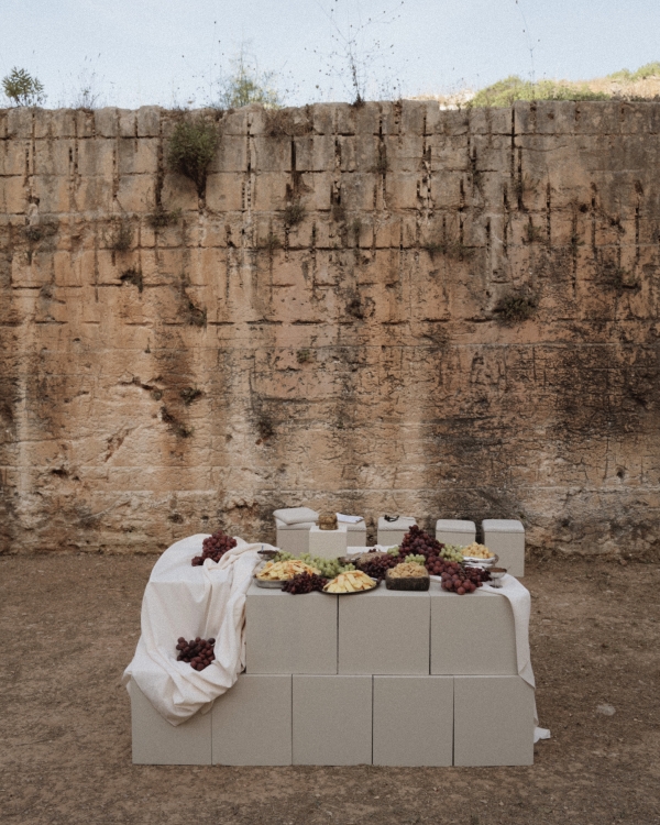 An Intimate Menorca Quarry Wedding with Avant-Garde Design, Gospel Harmonies & Vintage Bridal Looks