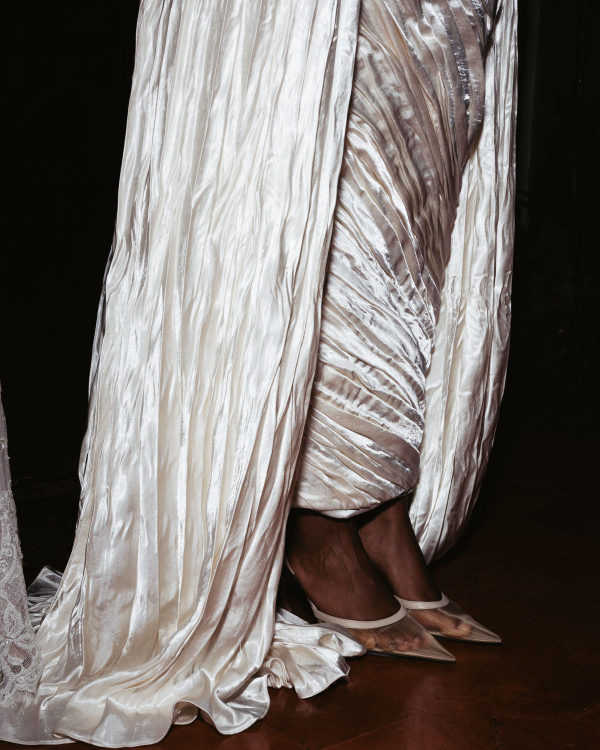 Backstage at Floure’s NYBFW Fall 2026 Runway Show