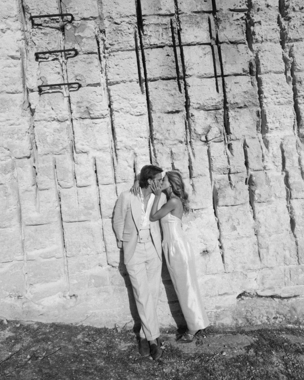 An Intimate Menorca Quarry Wedding with Avant-Garde Design, Gospel Harmonies & Vintage Bridal Looks
