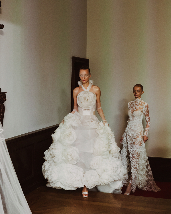 Front Row at Monique Lhuillier's Fall 2026 NYBFW Runway Show