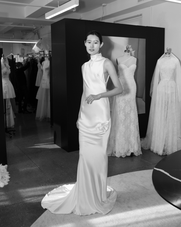 In the Atelier with House of Gilles for New York Bridal Fashion Week Fall 2026