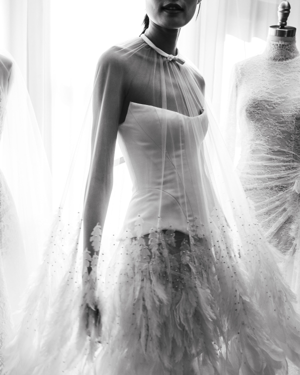 In the Atelier with House of Gilles for New York Bridal Fashion Week Fall 2026