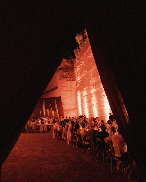 An Intimate Menorca Quarry Wedding with Avant-Garde Design, Gospel Harmonies & Vintage Bridal Looks