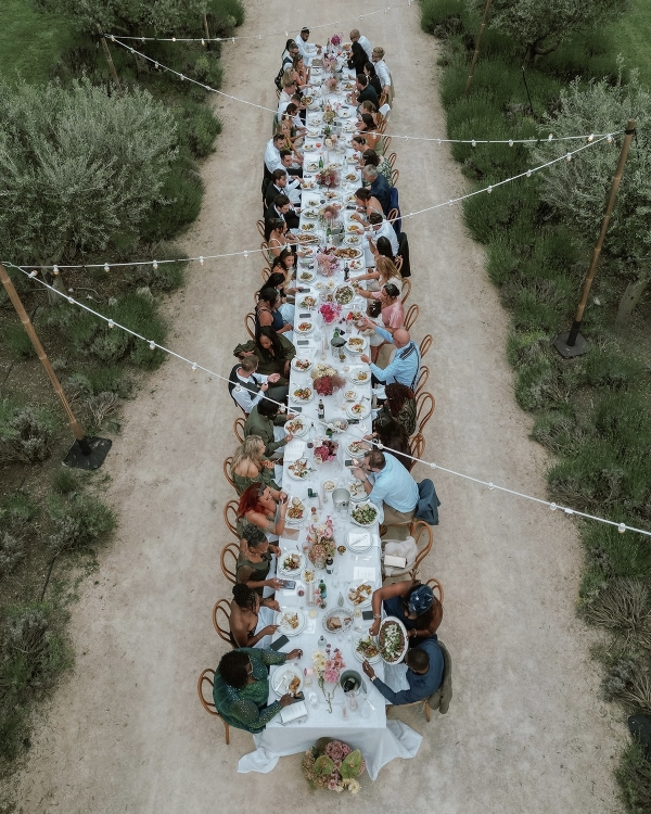A Romantic Provençal Garden Wedding in France with Pastel Blooms & Antique Details