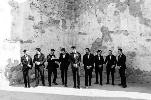 Classic Black Tie Wedding Pictures  | Sara & Devin's Black Tie Wedding in California | Photo