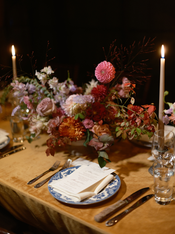 Autumn Fall Wedding Celebration at The Bowery Hotel Location | Sydney and Alex's Heartfelt Marriage Ceremony