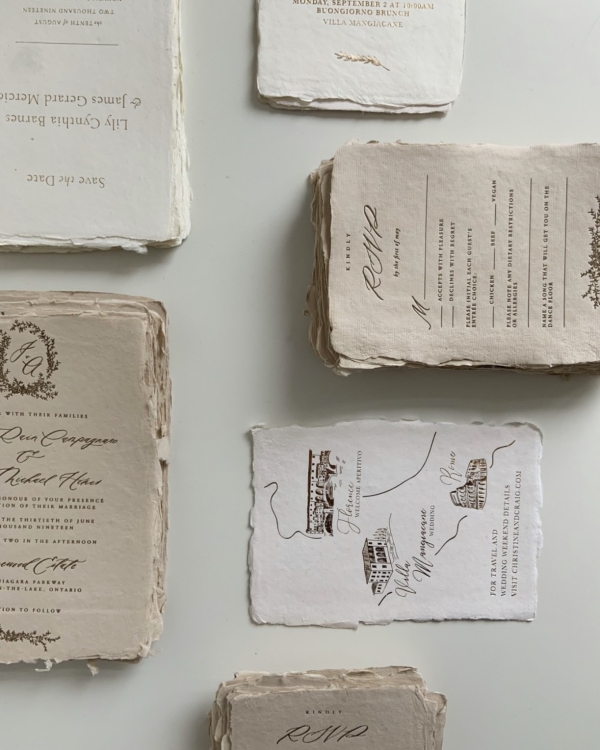 50 Elegant Calligraphy Stationery Suites