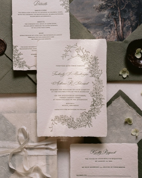 50 Elegant Calligraphy Stationery Suites