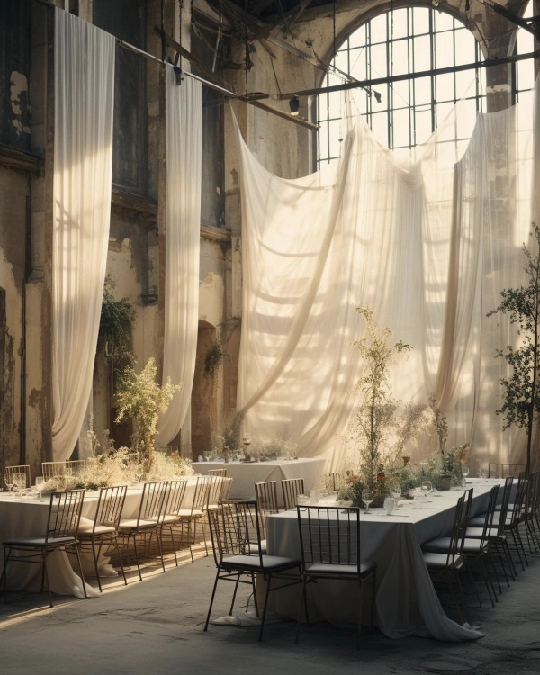 Trend: Wedding Drapery