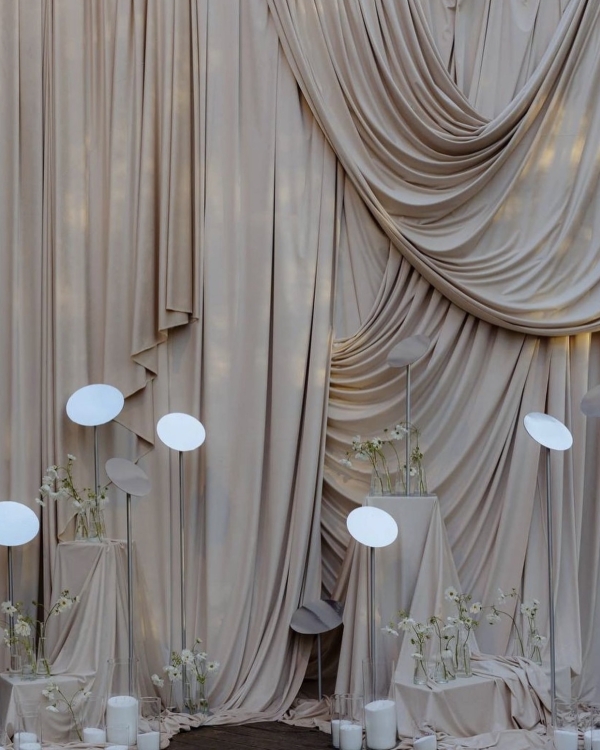 Trend: Wedding Drapery