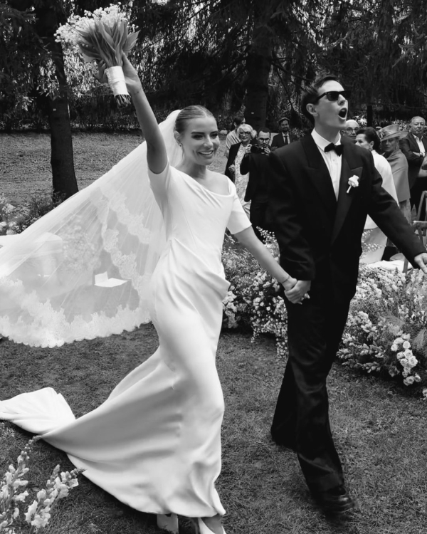 Influencer Veronica Ferraro Marries Music Producer Davide Simonetta with an Italian Wedding