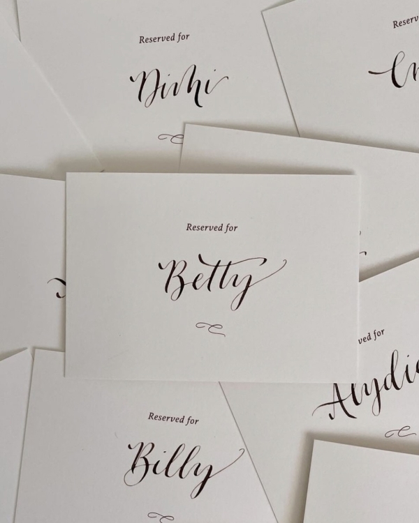 50 Elegant Calligraphy Stationery Suites