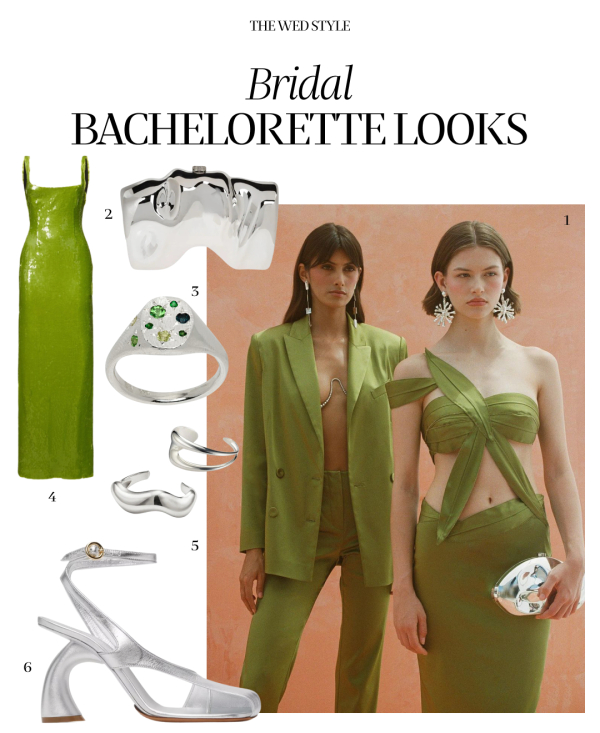 THE WED Style: Bridal Bachelorette Looks