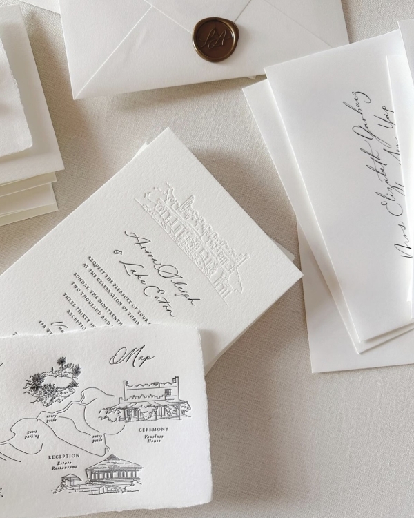 50 Elegant Calligraphy Stationery Suites