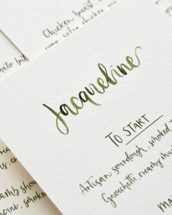 50 Elegant Calligraphy Stationery Suites