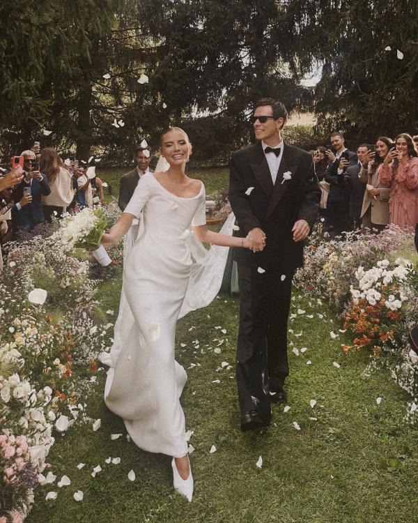 Influencer Veronica Ferraro Marries Music Producer Davide Simonetta with an Italian Wedding