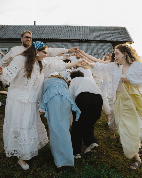 A Folkloric Countryside Wedding with Every Detail Handcrafted By Family & Friends