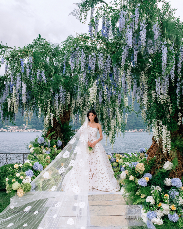 Behind the Design: How Celebrity Florist Larry Walshe Created Becca Bloom’s Viral Lake Como Wedding